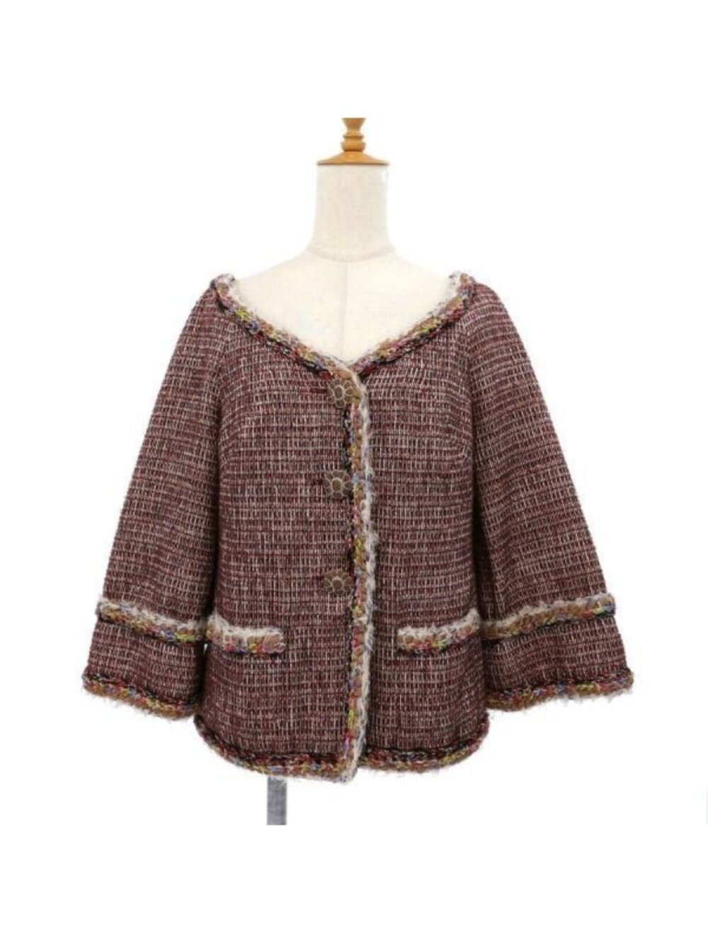 Chanel Jacket Burgundy